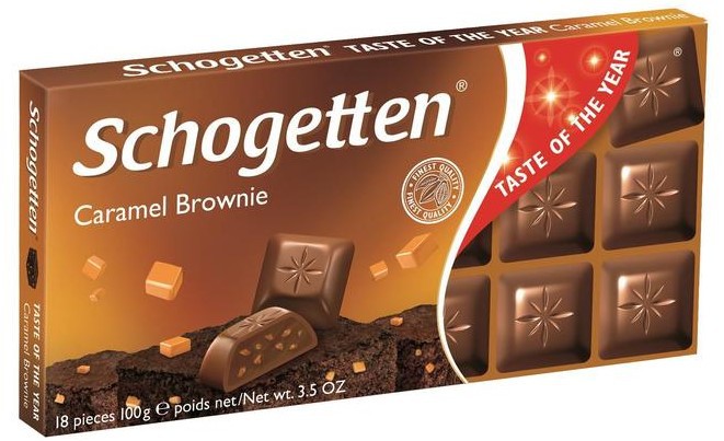 Шоколад Шогеттен - Брауни с Карамелью 100 гр