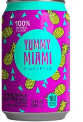 Газированный напиток Yummi Miami  "Ананас" 355 мл