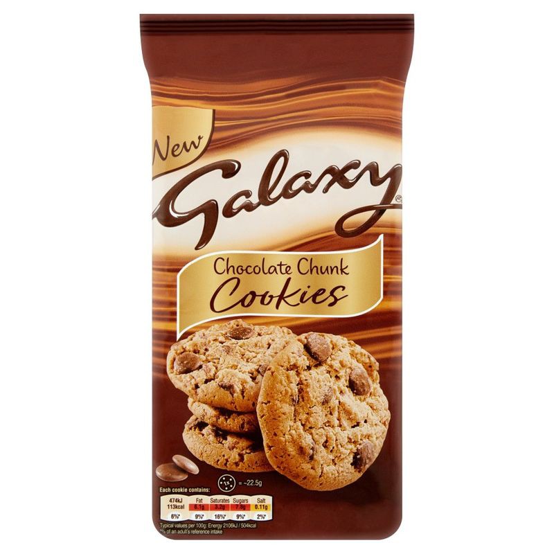 Печенье Galaxy Chocolate Chunk Cookies 180 гр
