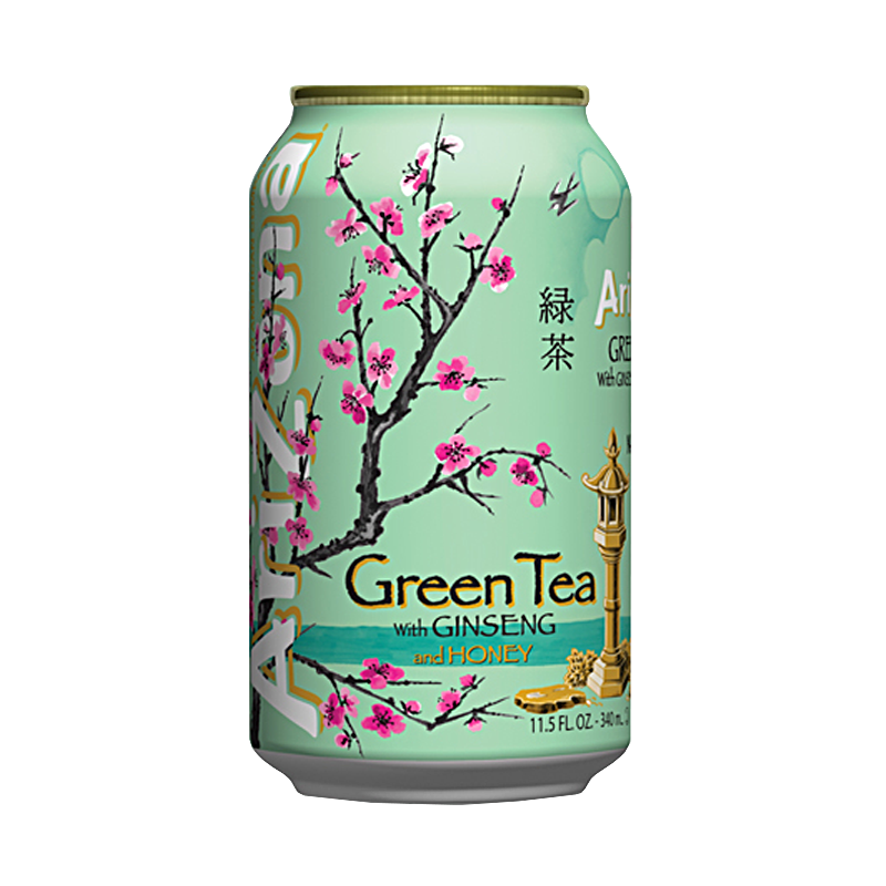 AriZona Green tea Ginseng and Honey 340 мл