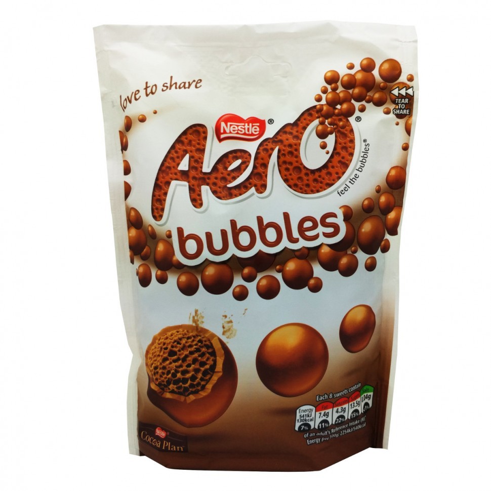 Nestle Aero Bubbles Milk 113 гр