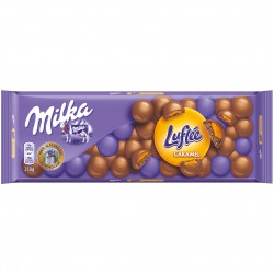 Шоколад Milka Bubbly caramel 250 гр