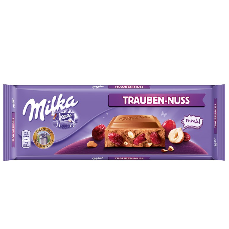 Шоколад Milka Raisins & Hazelnuts 300 гр