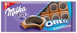 Шоколад Милка - Орео Сэндвич 92 гр